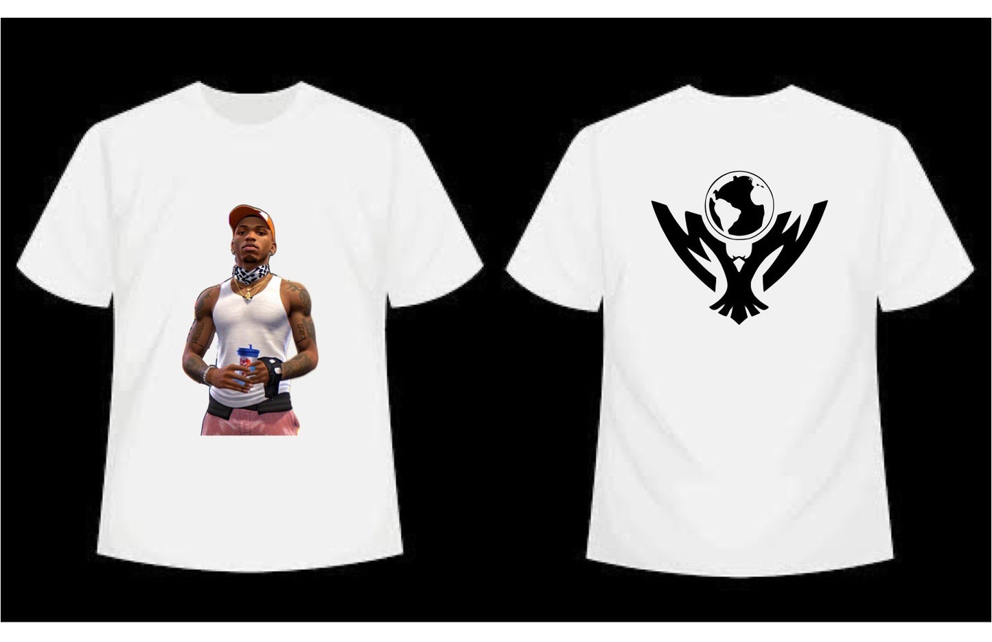 Heavyweight Cotton Tee
GTA MarQo - White Tee w/ logo