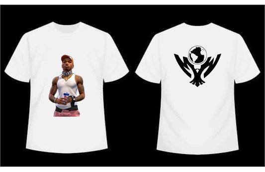Heavyweight Cotton Tee
GTA MarQo - White Tee w/ logo